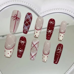 Red Ribbon Plaid