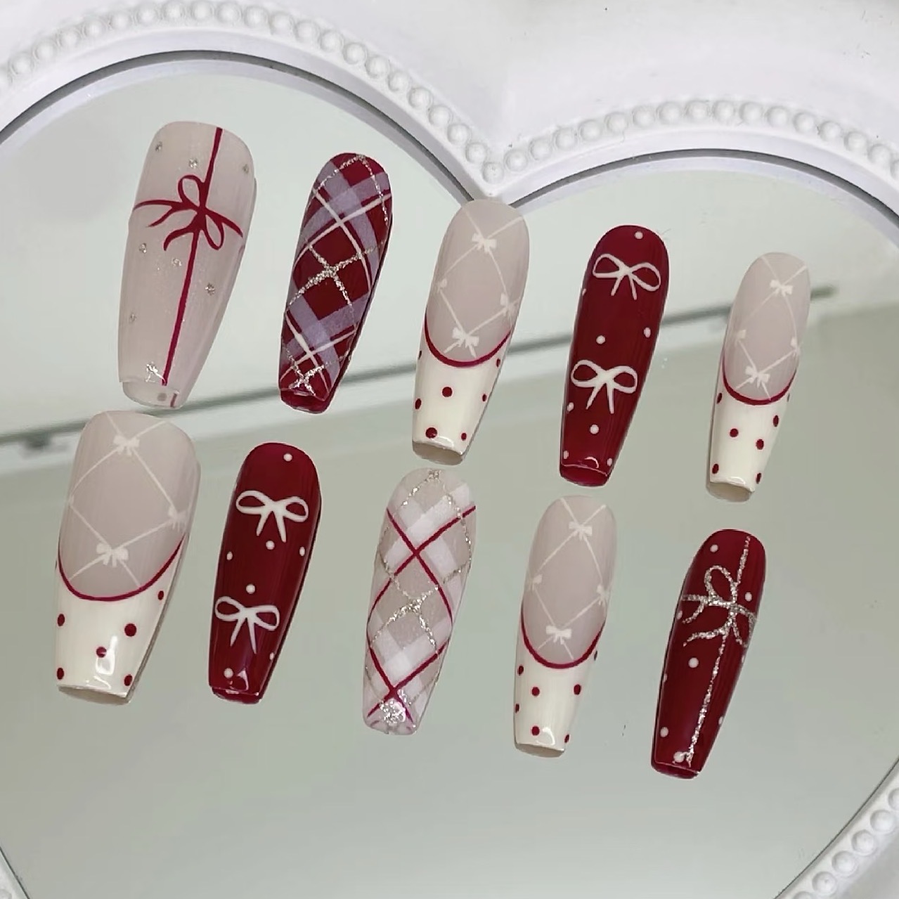 Red Ribbon Plaid